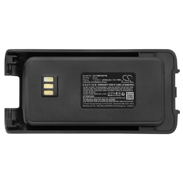 Retevis RT50, RT8, RT81, RT81V, RT82 Series Replacement Battery 2050mAh / 15.17Wh