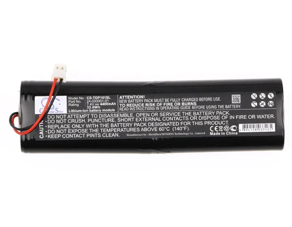 Topcon 24-030001-01, EGP-0620-1, EGP-0620-1 REV1, Hiper Ga, Hiper Gb Series Replacement Battery 4400mAh / 32.56Wh