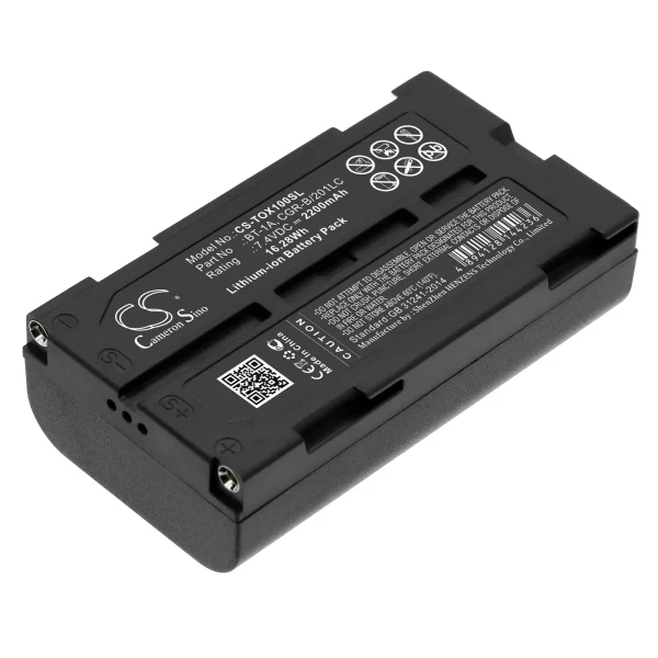 Topcon GM52, GP-SX1, SX-1 Series Replacement Battery 2200mAh / 16.28Wh - Image 4