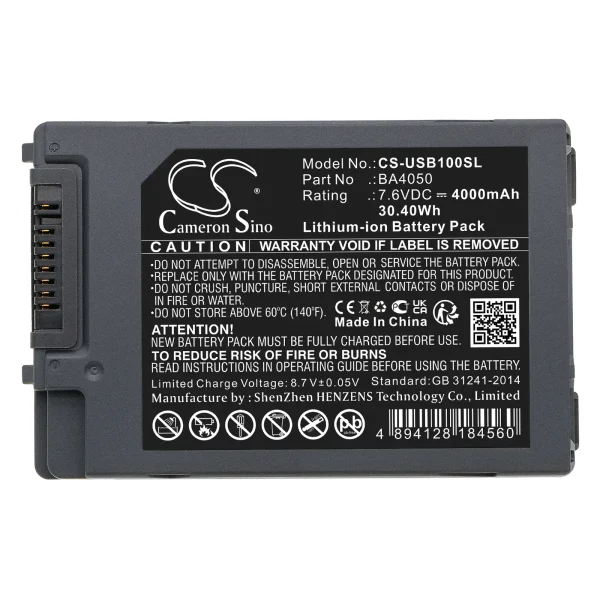 UniStrong LZ-WB10HC, UC-B12, UC-BE55, UC-BS55, UW20 Series Replacement Battery 4000mAh / 30.40Wh