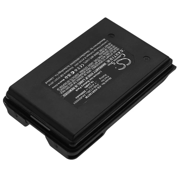 Vertex Standard 0 VX-A200, VX-110, VX-120, VX-130, VX-150 Series Replacement Battery 2600mAh / 19.24Wh - Image 3