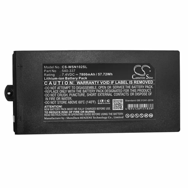 Owon B-8000, HC-PDS, oscilloscopes HC-PDS, PDS5022, PDS602 Series Replacement Battery 7800mAh / 57.72Wh