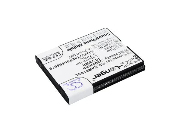 ZTE AR910, AR910-A, AR910-B Series Replacement Battery 2900mAh / 10.73Wh - Image 2