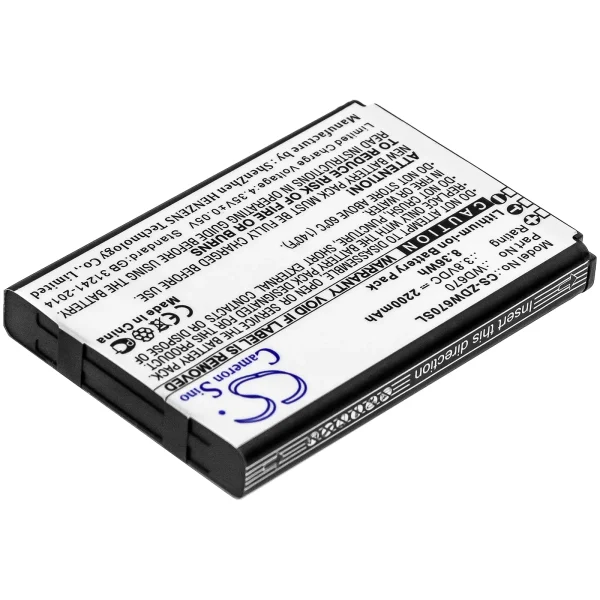 ZTE MF673, WD670 Series Replacement Battery 2200mAh / 8.36Wh - Image 3