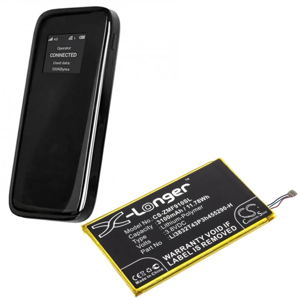 ZTE MF900 Series Replacement Battery 3100mAh / 11.78Wh - Image 5