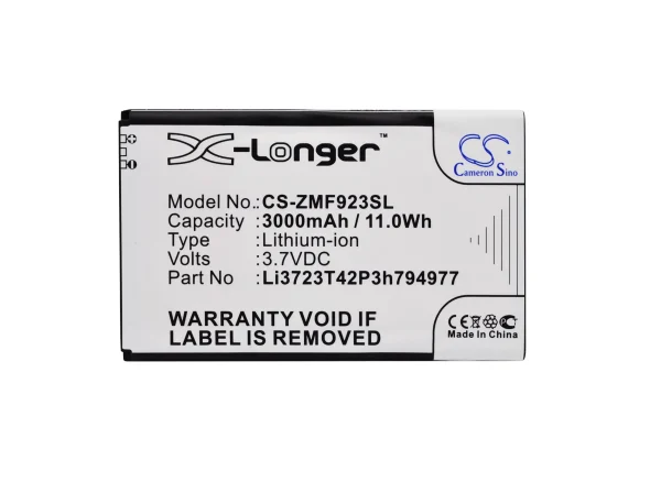 AT&T Velocity 4G LTE Series Replacement Battery 3000mAh / 11.10Wh