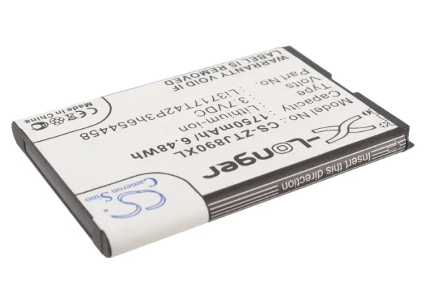 ZTE Authentic, EUFI890, MF63, U790 Series Replacement Battery 1750mAh/6.48Wh - Image 2