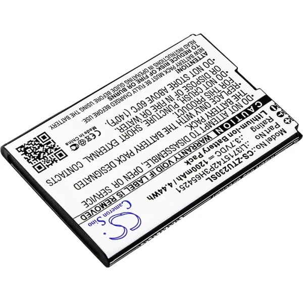 AT&T Home Base Z700, Home Base Z700A, Z700, Z700A Series Replacement Battery 1200mAh / 4.44Wh - Image 3