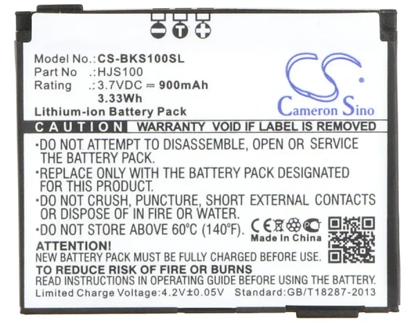 Becker HJS 100, HJS-100, Map Pilot, Series Replacement Battery 900mAh / 3.33Wh