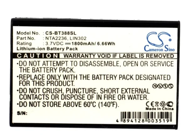 Royaltek RBT-2010 BT GPS Series Replacement Battery 1800mAh / 6.66Wh