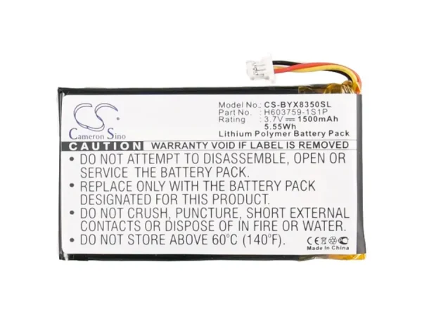 Bushnell 368350, Yardage Pro XGC, Yardage Pro XGC Plus, Series Replacement Battery 1500mAh/5.6Wh