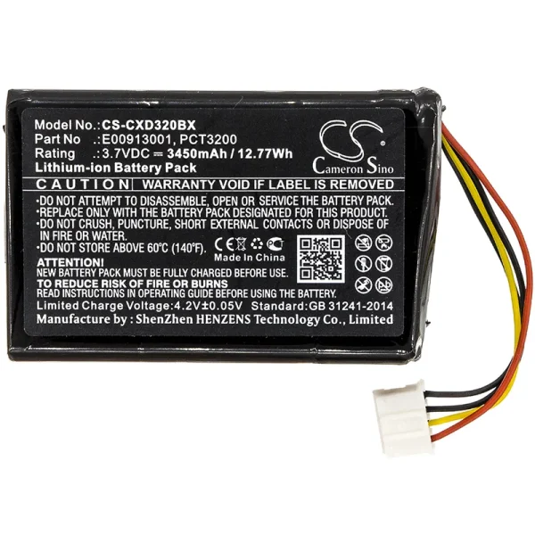 C-One e-ID, XGK-C-ONE-E-ID Series Replacement Battery 3450mAh / 12.77Wh