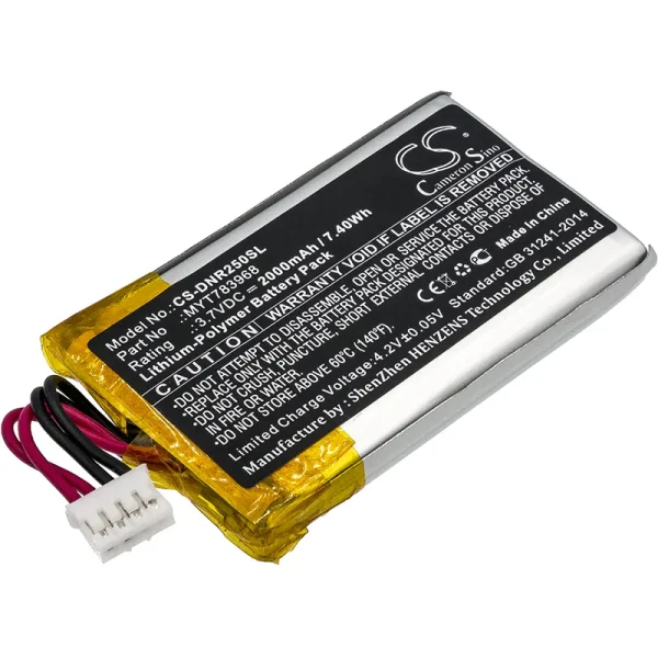 DeLorme AG-008727-201, INCRH20, INRCH25, InReach Explorer Series Replacement Battery 2000mAh / 7.40Wh - Image 3