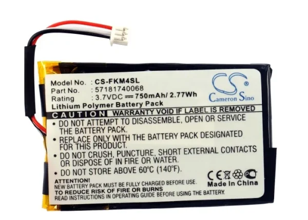 FALK M2, M4, M6, M8 Series Replacement Battery 750mAh