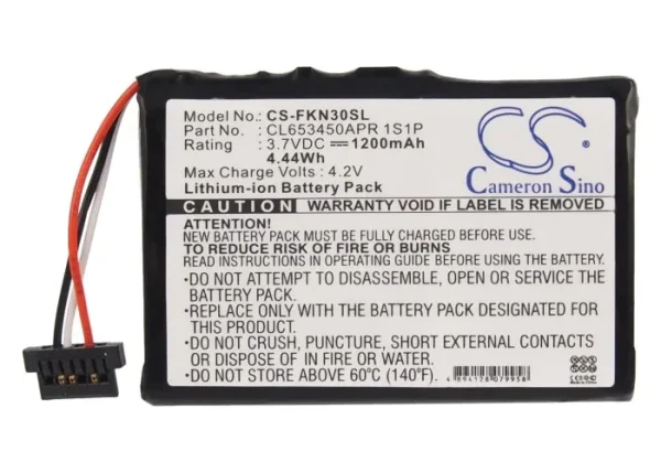 FALK E30, E60, N120, N200 Series Replacement Battery 1200mAh / 4.44Wh