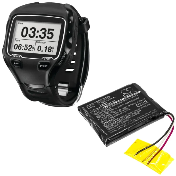 Garmin forerunner 910XT Series Replacement Battery 500mAh / 1.85Wh - Image 2