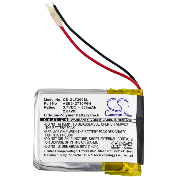 Golf Buddy CT2, DSC-CT2-100 Series Replacement Battery 550mAh / 2.04Wh