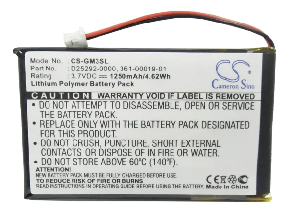 Garmin iQue M3, iQue M4 Series Replacement Battery 1250mAh