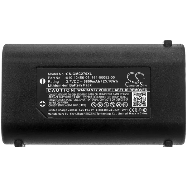 Garmin GPSMAP 276Cx Series Replacement Battery 6800mAh / 25.16Wh