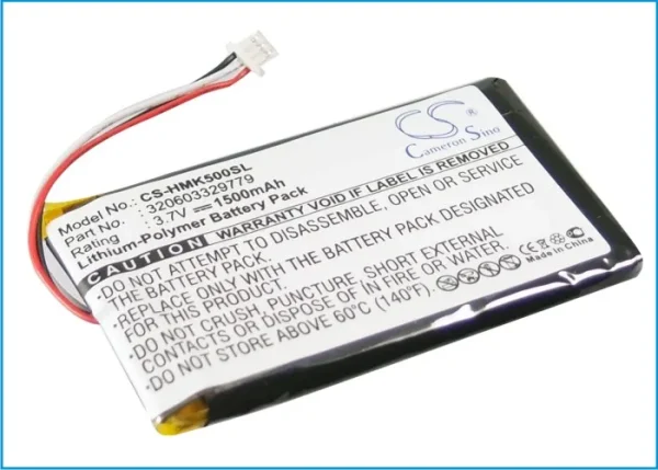 Harmon Kardon GPS-500 Series Replacement Battery 1500mAh - Image 5