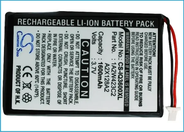 BTI GPS-GAR3200 Series Replacement Battery 1600mAh