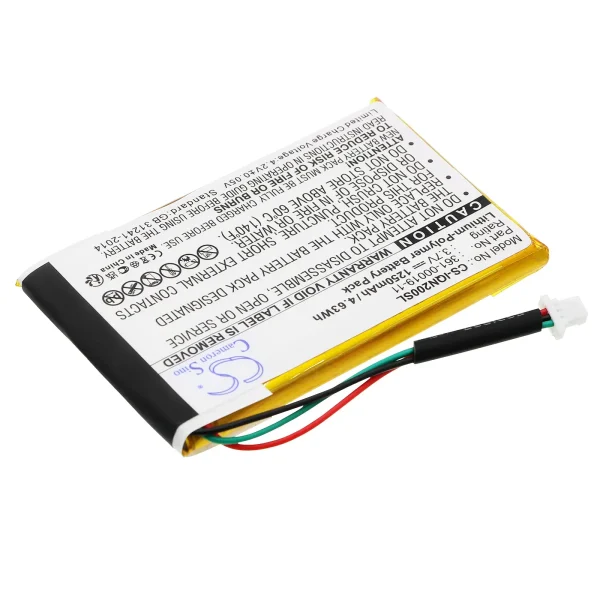 Garmin Nuvi 200, Nuvi 200W, Nuvi 205, Nuvi 205T Series Replacement Battery 1250mAh / 4.63Wh - Image 3