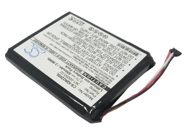 Garmin Nuvi 2200, Nuvi 2200LT, Nuvi 2240, Nuvi 2250 Series Replacement Battery 800mAh / 2.96Wh - Image 3