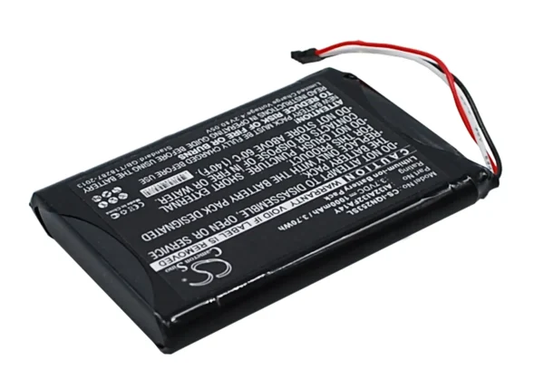 Garmin 010-01187-01, Nuvi 2539LM, Nuvi 2539LMT, Nuvi 2539LMT 5-inch Series Replacement Battery 1000mAh / 3.70Wh - Image 2