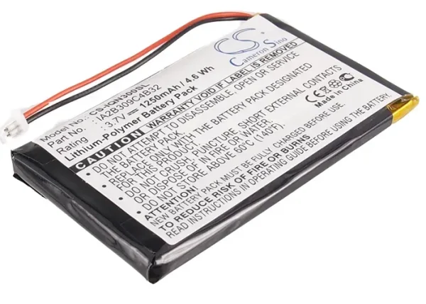 Navgear Streetmate GP-43 Series Replacement Battery 1250mAh - Image 3