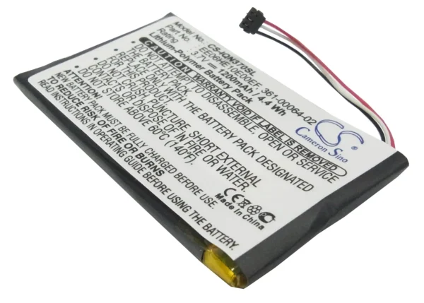 Garmin Nuvi 3700, Nuvi 3760, Nuvi 3760T, Nuvi 3790 Series Replacement Battery 1200mAh/4.4Wh - Image 6