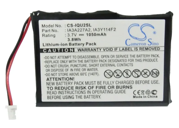 Garmin Quest 2 Series Replacement Battery 1050mAh