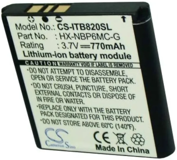 i-Blue 820, 821 Series Replacement Battery 770mAh / 2.85Wh