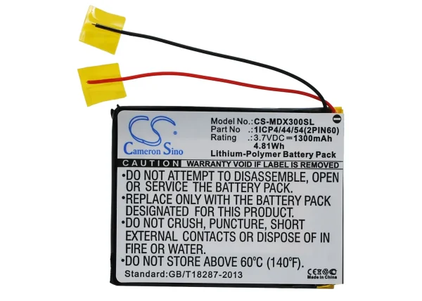 MODECOM MX3 Series Replacement Battery 1300mAh / 4.81Wh