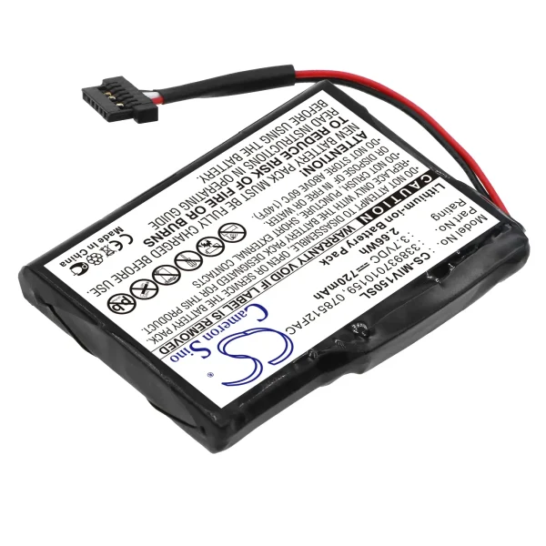 Mitac Mio Moov 150 Series Replacement Battery 720mAh - Image 3