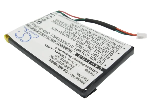 Magellan RoadMate 1400, RoadMate 1412, RoadMate 1430, RoadMate 1445 Series Replacement Battery 1300mAh - Image 2