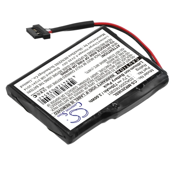 Magellan RoadMate 2035, RoadMate 2036, RoadMate 2036-MU, Series Replacement Battery 720mAh - Image 4