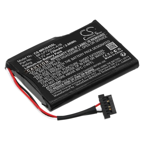 Becker Active 43 Talk, Active 43 Traffic, Active 43 Transit, Active 50 Series Replacement Battery 720mAh / 2.66Wh - Image 2