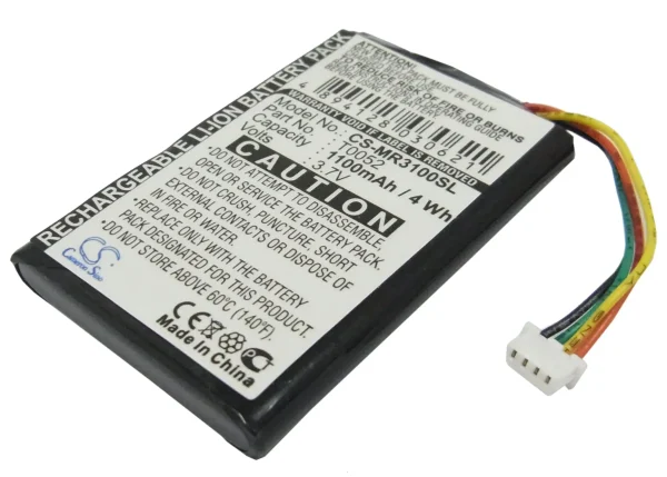 Magellan Maestro 3000, Maestro 3200, Maestro 3210, Maestro 3220 Series Replacement Battery 1100mAh - Image 2