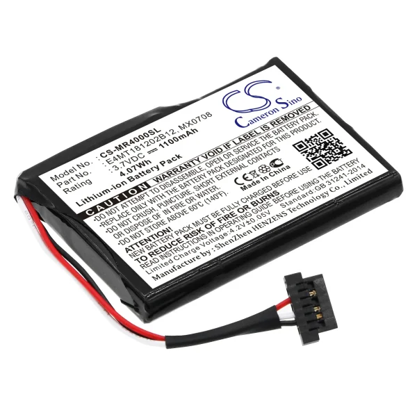 Magellan Maestro 4000, Maestro 4000T, Maestro 4010, Maestro 4040 Series Replacement Battery 1100mAh / 4.07Wh - Image 2