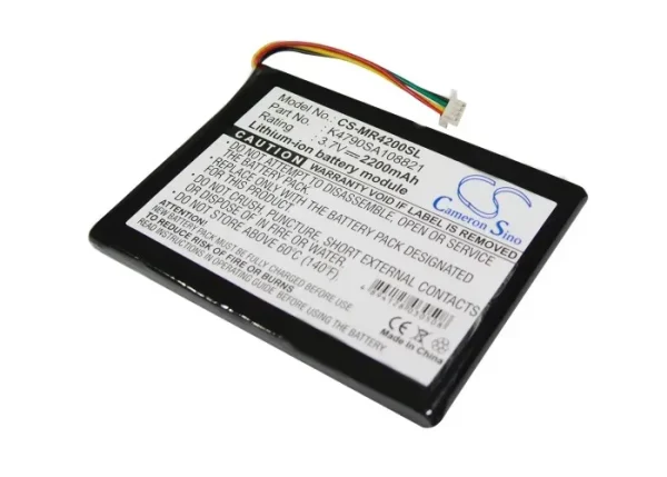 Magellan Maestro 4200, Maestro 4210, Maestro 4220, Maestro 4250 Series Replacement Battery 2200mAh - Image 5