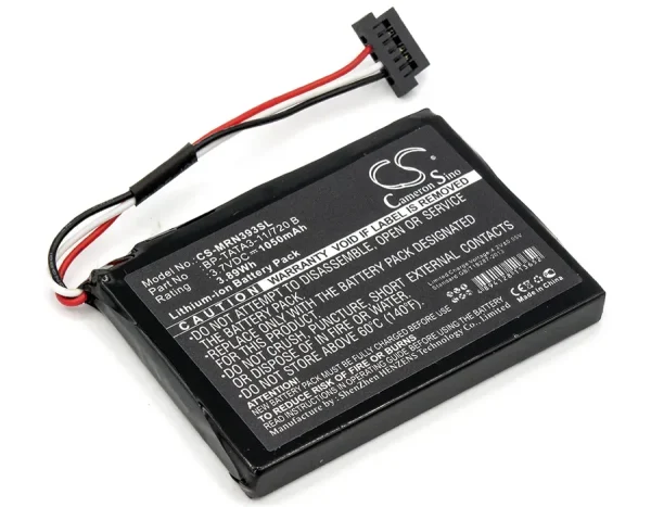 Magellan RoadMate N393M-4300, RoadMate N393M-5000 Series Replacement Battery 1050mAh / 3.89Wh - Image 3