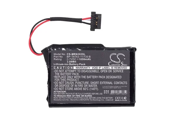 Magellan RoadMate N393M-4300, RoadMate N393M-5000 Series Replacement Battery 1050mAh / 3.89Wh - Image 5