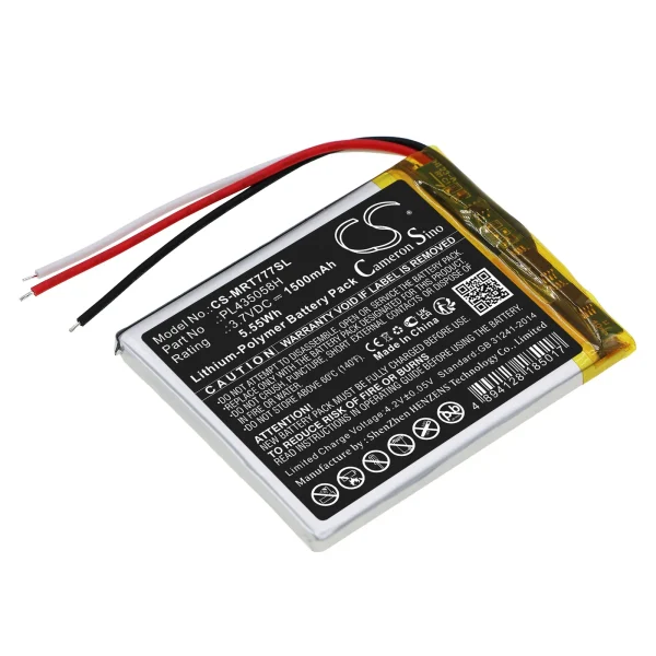 RoadMate 7771T-LMB, RM7771T-LMB Series Replacement Battery 1500mAh / 5.55Wh - Image 4