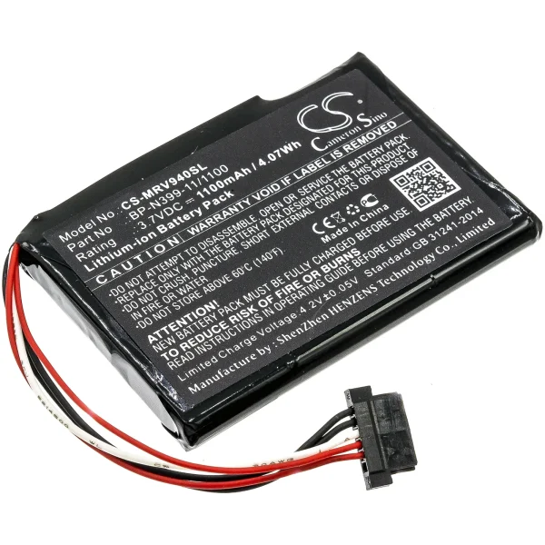 Magellan RoadMate RV 9490T-LMB Series Replacement Battery 1100mAh / 4.07Wh - Image 8