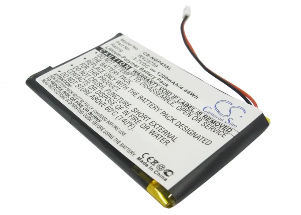 NavGear StreetMate GP-43 Series Replacement Battery 1200mAh - Image 3