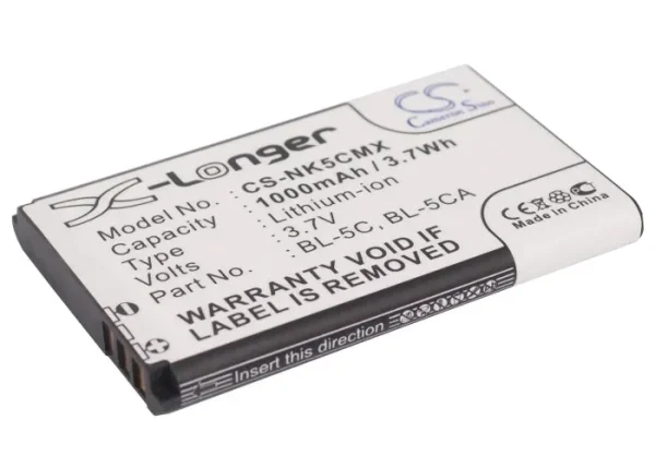 Uniscope U73 Series Replacement Battery 1000mAh / 3.70Wh - Image 2