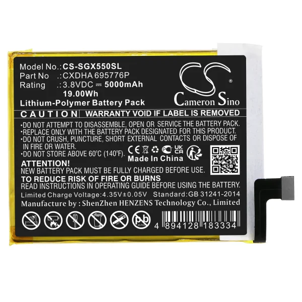 SkyGolf SkyCaddie SX550 Series Replacement Battery 5000mAh / 19.00Wh