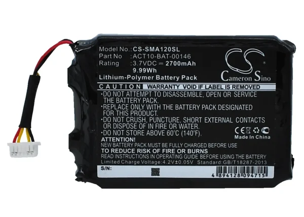 Satmap Active 10, Active 12 Series Replacement Battery 2700mAh / 9.99Wh