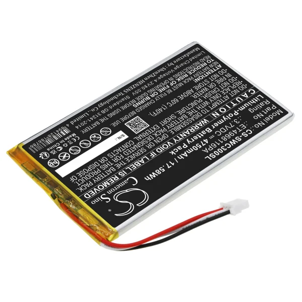 Swing Caddie SC300, SC300 Portable Golf Launch Mon Series Replacement Battery 4750mAh / 17.58Wh - Image 7