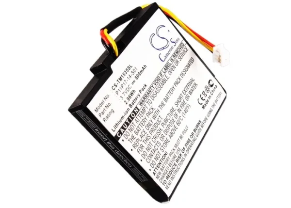 TomTom 1EN5.052.08, Go LIVE 1535, GO LIVE 1535M, Live 1535 Series Replacement Battery 800mAh/2.96Wh - Image 4